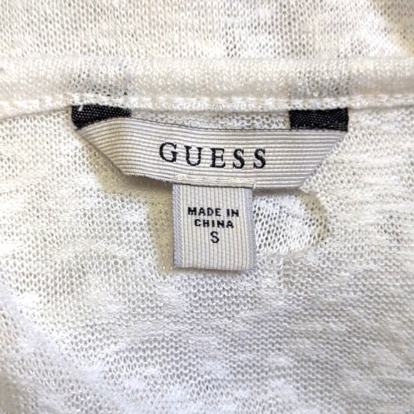 GUESS NEW Burnout Cutout Detail Top - Picture 5 of 6